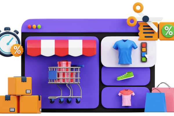 بناء واجهة المتجر الإلكتروني