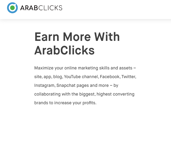 موقع ArabClicks للتسويق بالعمولة