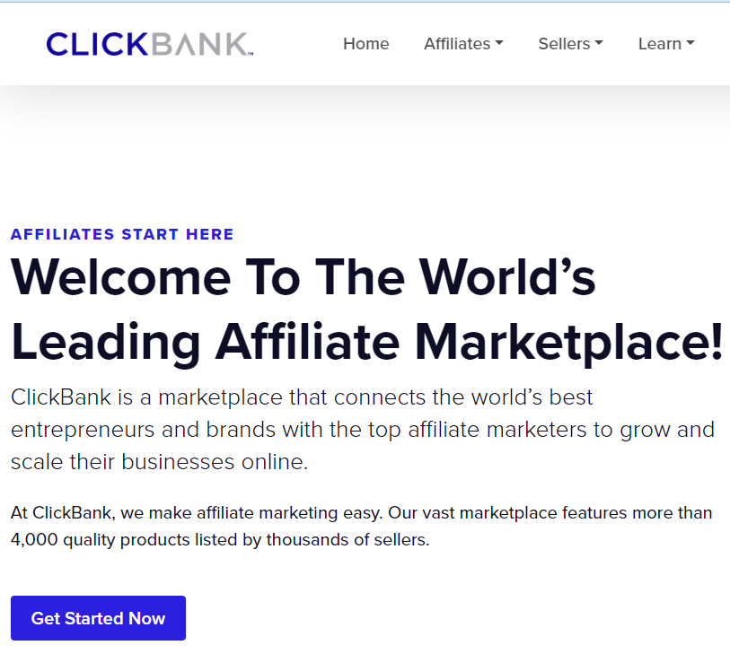 موقع ClickBank للتسويق بالعمولة