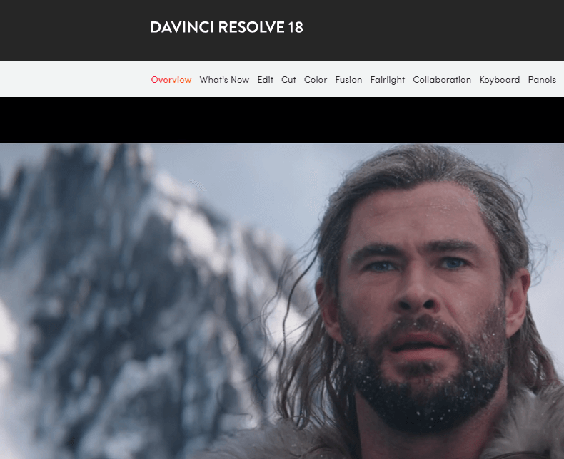 أداة DaVinci Resolve