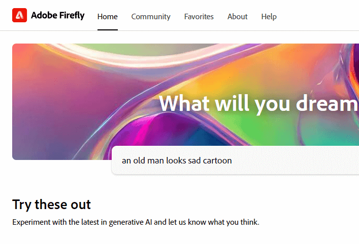 اداة Adobe Firefly للرسم الرقمي من أدوبي