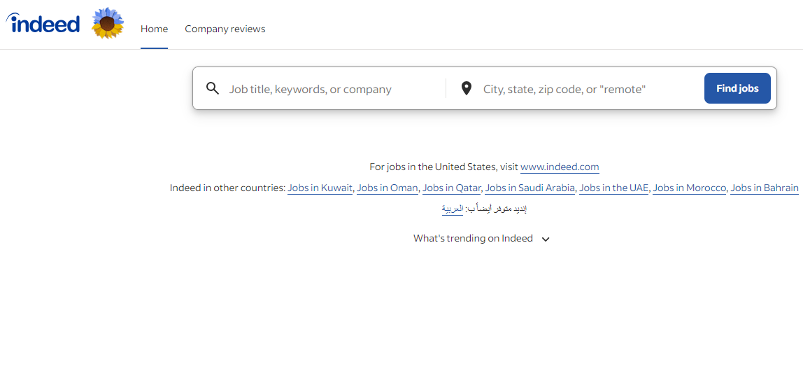 محرك بحث Indeed