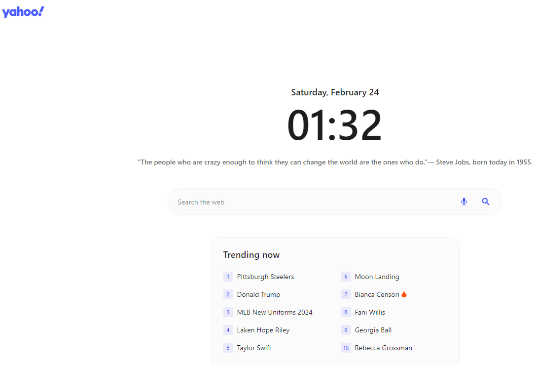 محرك بحث Yahoo