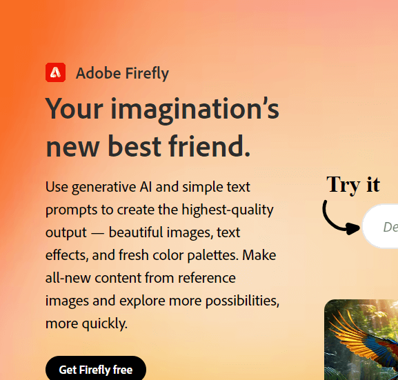 أداة Adobe Firefly