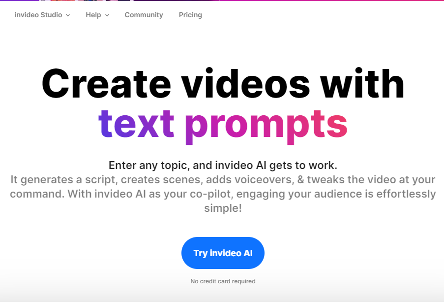 أداة Invideo