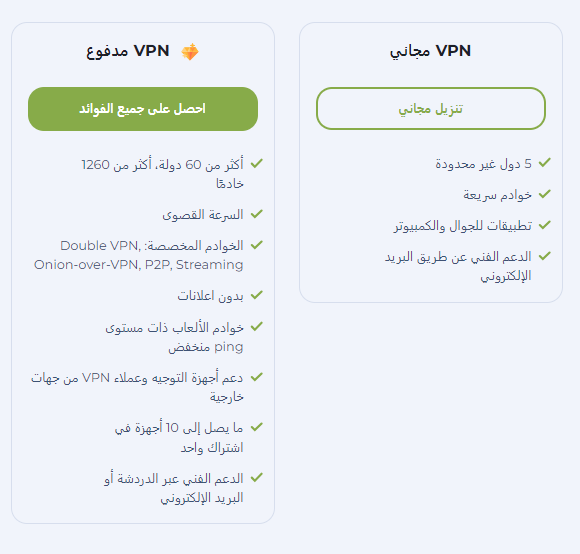 أسعار برنامج PLANET VPN