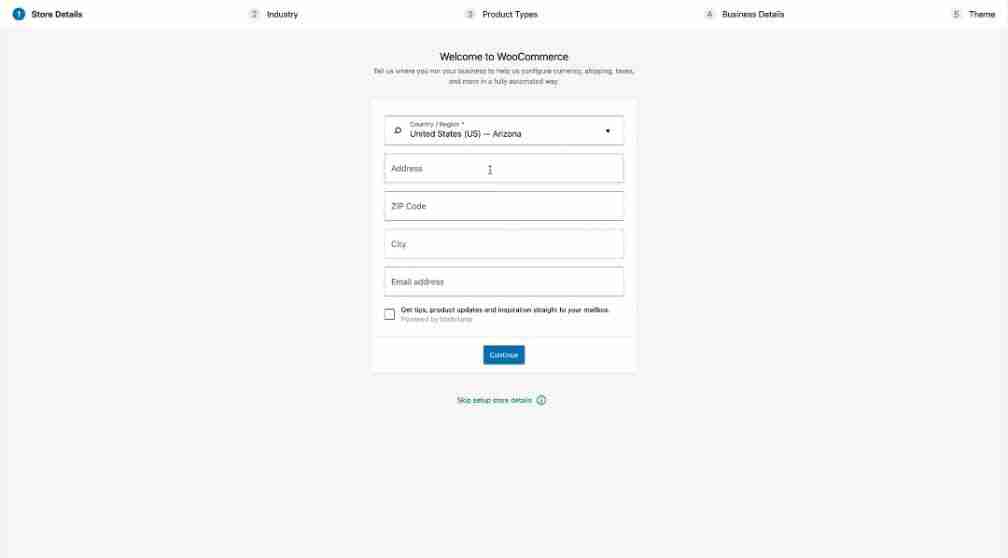 إضافة تفاصيل متجرك على ووكوميرس