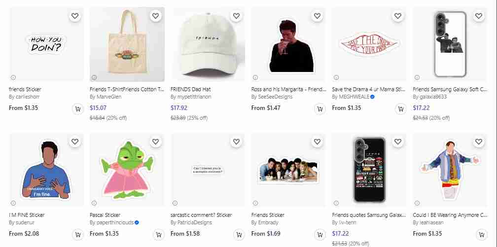 أحد أمثلة تصميمات المسلسلات