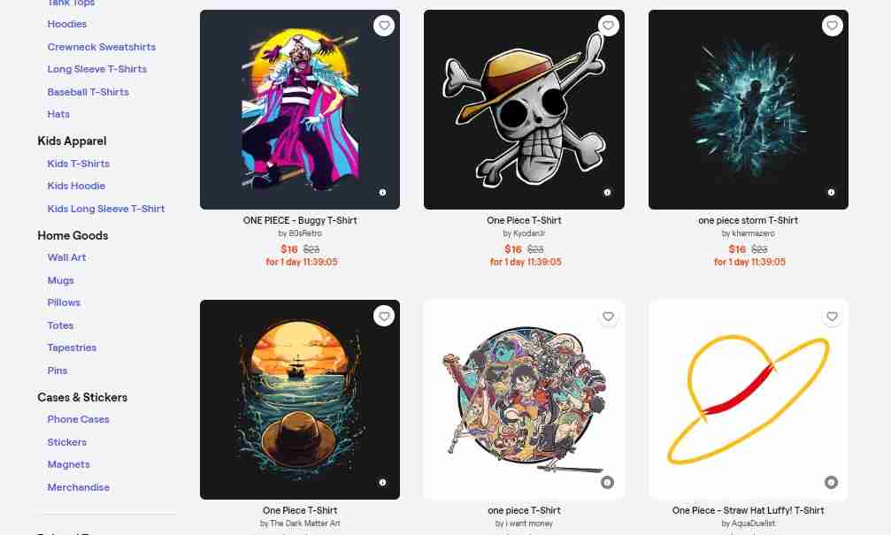 مثال على أحد تصاميم الأنيمي