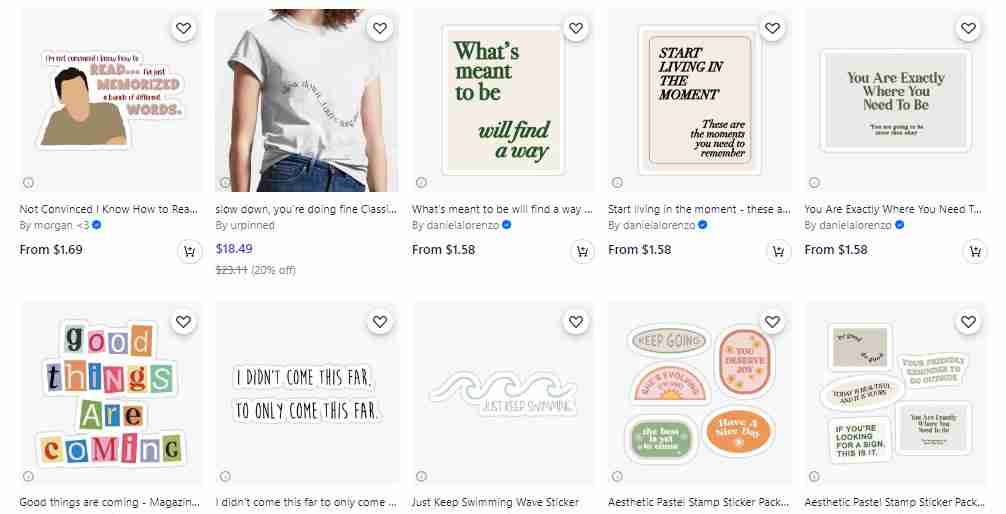 مثال على تصميمات المقولات والاقتباسات