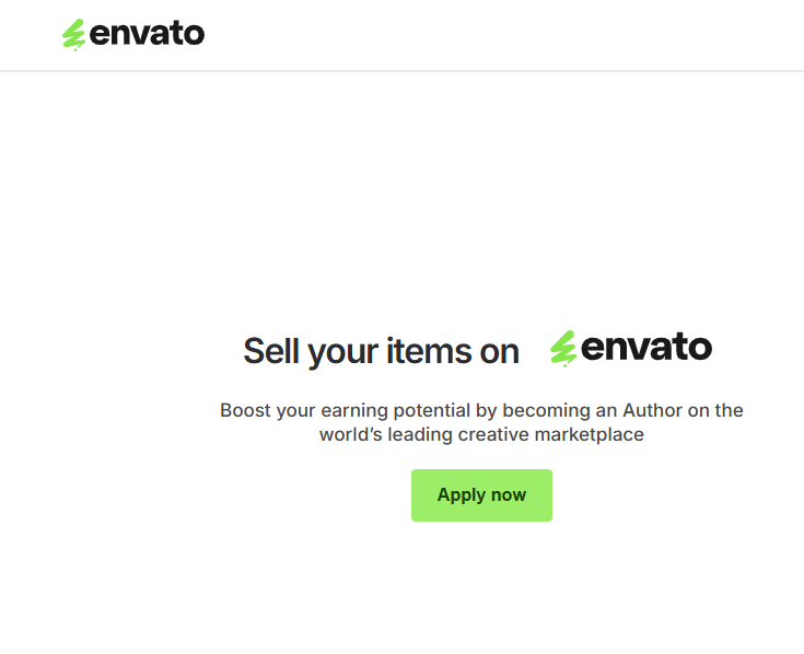 صورة شاشة من موقع موقع Envato Elements